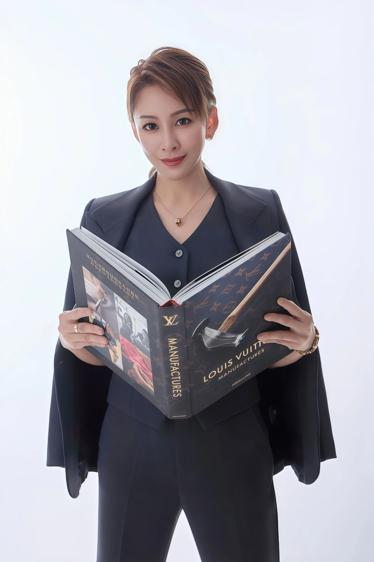 Samantha Loh at a manufacture atelier